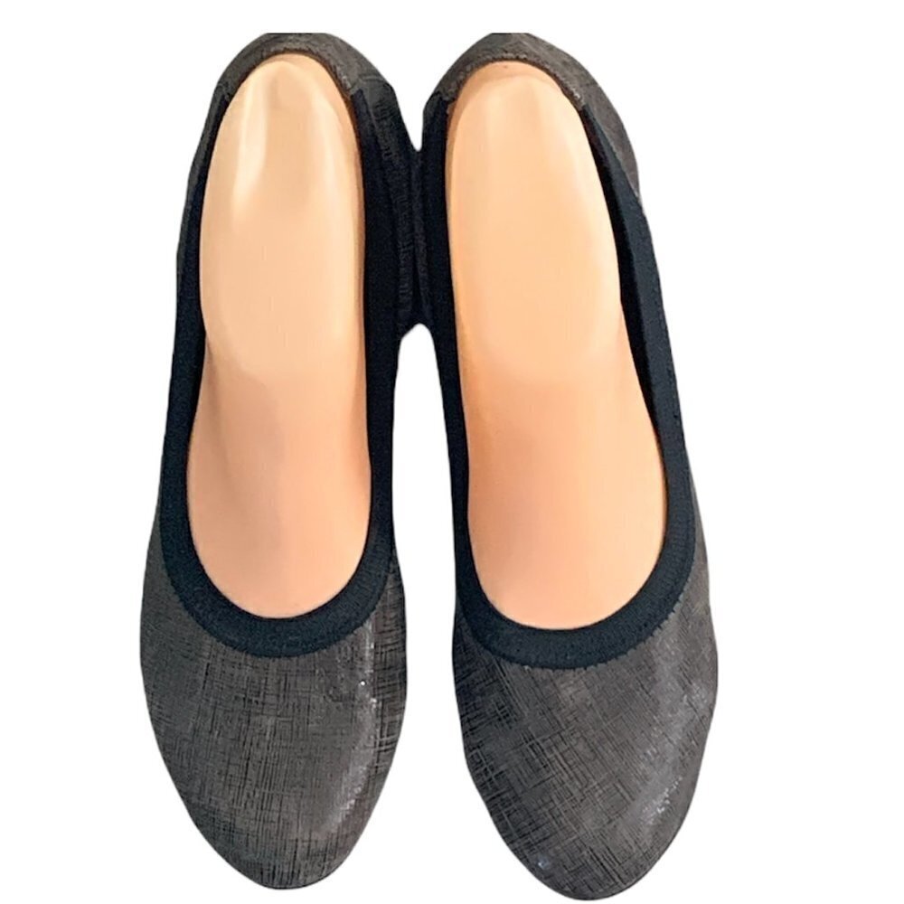Munro American Ashlie Metallic Ballet Flat ‎ Sz 7.5 or 8 no tag #218i